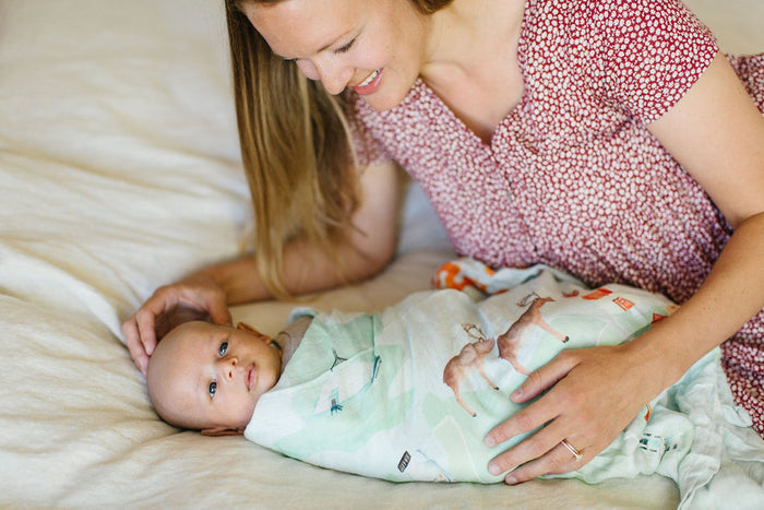 Baby Muslin Swaddle in Tanboocel® Bamboo Viscose - Canada