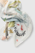 Loulou Lollipop bamboo cotton muslin swaddle blanket in Vancouver — front view on white background