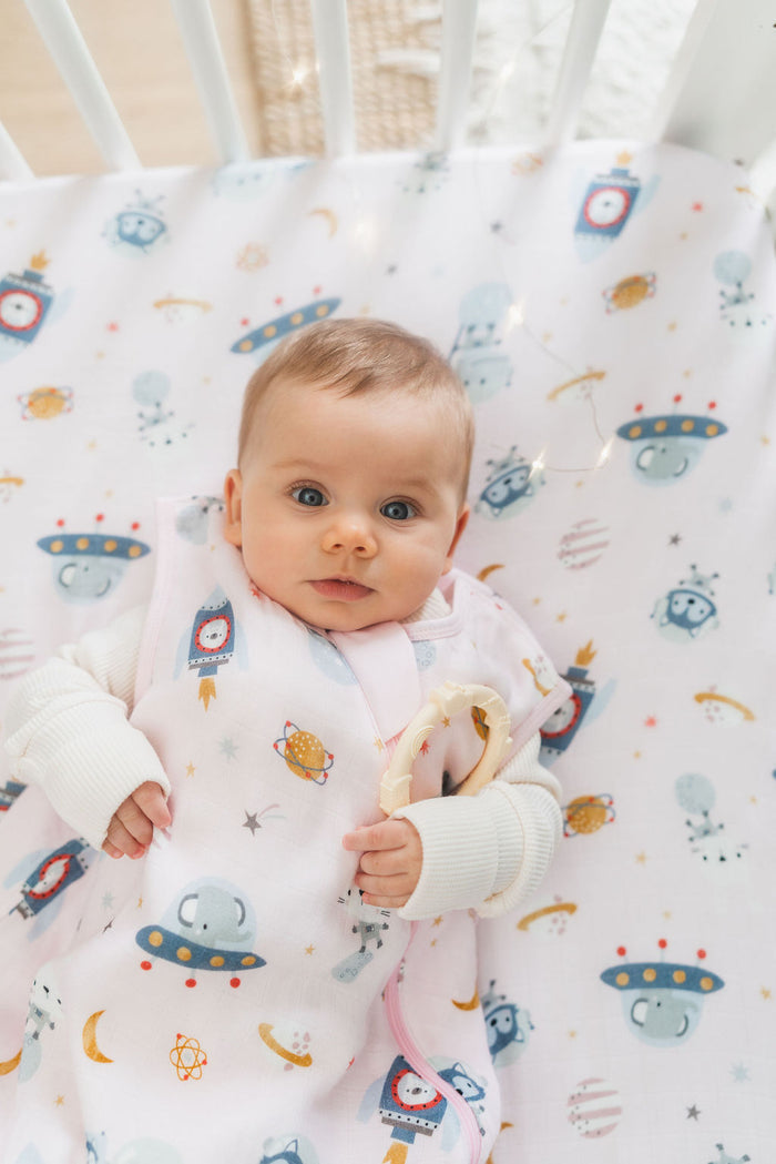 Baby Sleep Bag 1.0 TOG in TENCEL™ Lyocell - Astro Explorers