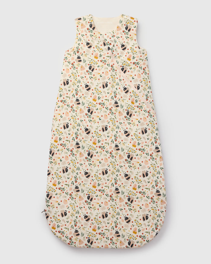 Baby Sleep Bag 1.0 TOG in TENCEL™ Lyocell - Bumble Bees