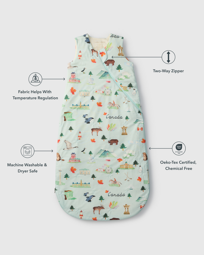 Baby Sleep Bag 1.0 TOG in TENCEL™ Lyocell - Canada
