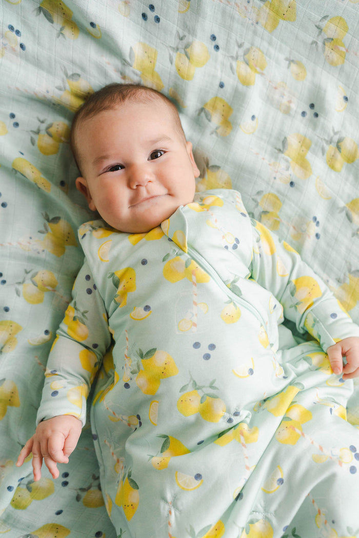 Baby Sleep Bag 1.0 TOG in TENCEL™ Lyocell - Lemon Squeezy