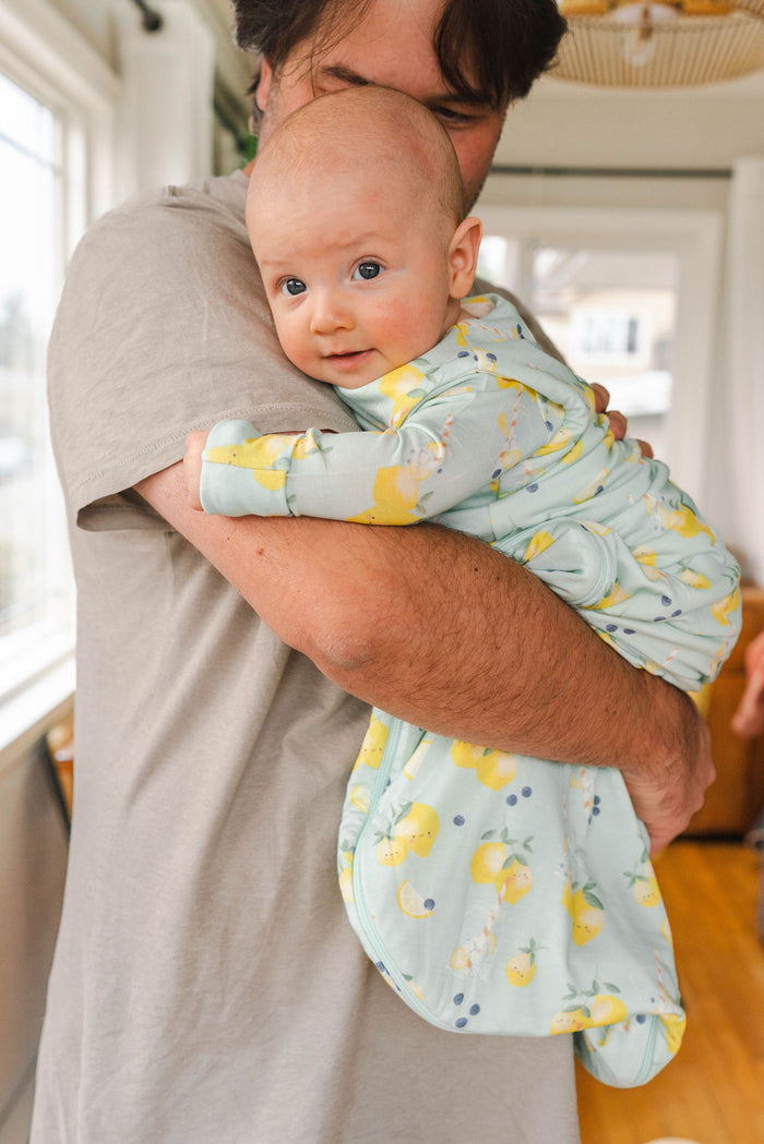 Baby Sleep Bag 1.0 TOG in TENCEL™ Lyocell - Lemon Squeezy