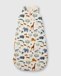 Loulou Lollipop TENCEL 1.0 TOG baby sleep bag in Safari Jungle — front view on white background
