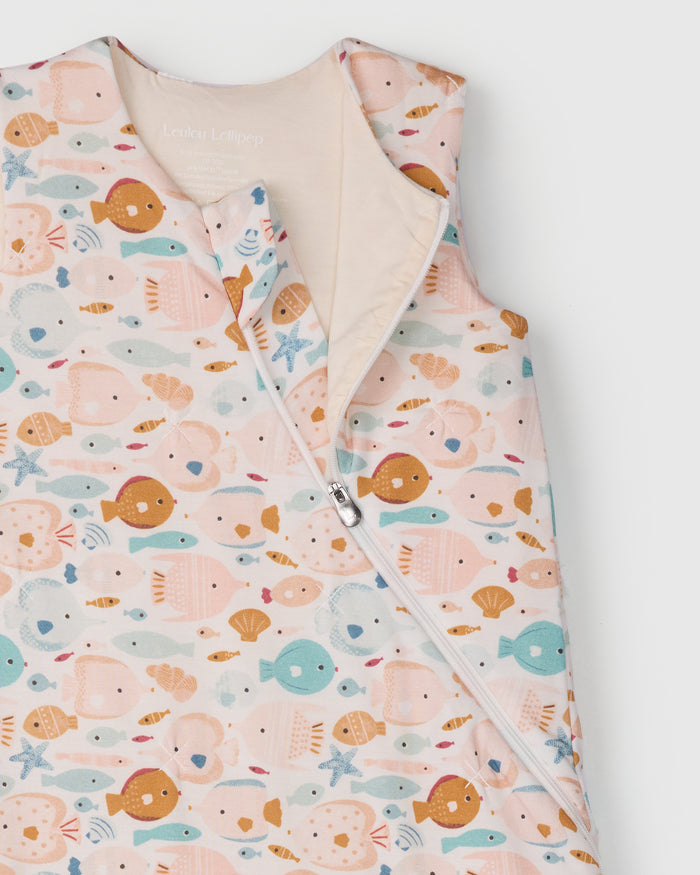 Baby Sleep Bag 1.0 TOG in TENCEL™ Lyocell - Sun Kissed Shoal