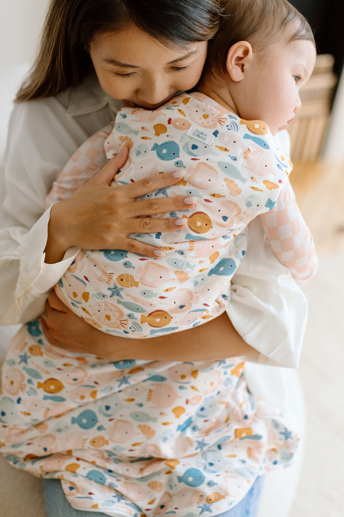 Baby Sleep Bag 1.0 TOG in TENCEL™ Lyocell - Sun Kissed Shoal