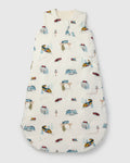 Loulou Lollipop TENCEL 2.5 TOG baby sleep bag in All Aboard — front view on white background