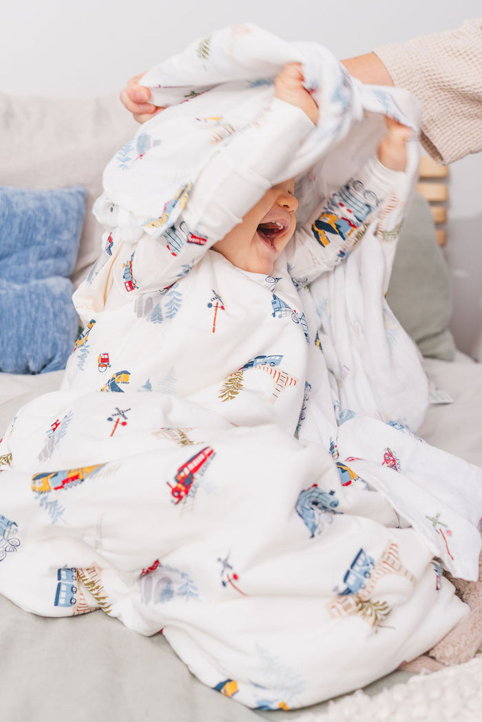 Baby Sleep Bag 2.5 TOG in TENCEL™ Lyocell - All Aboard