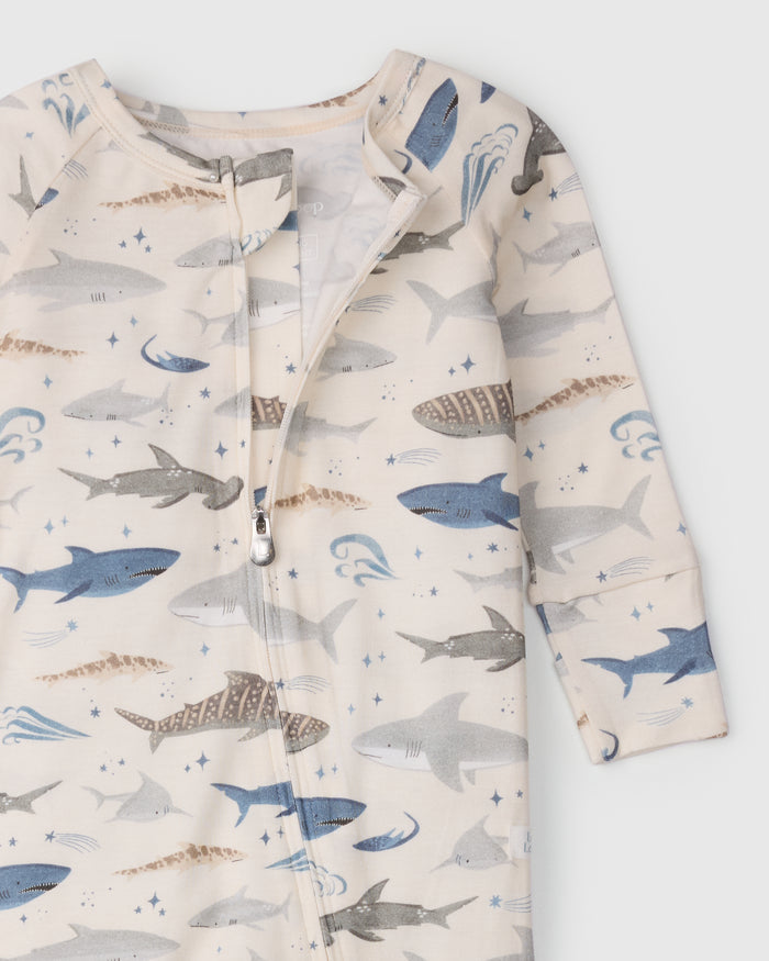 Baby Sleeper TENCEL™ - Smiley Sharks