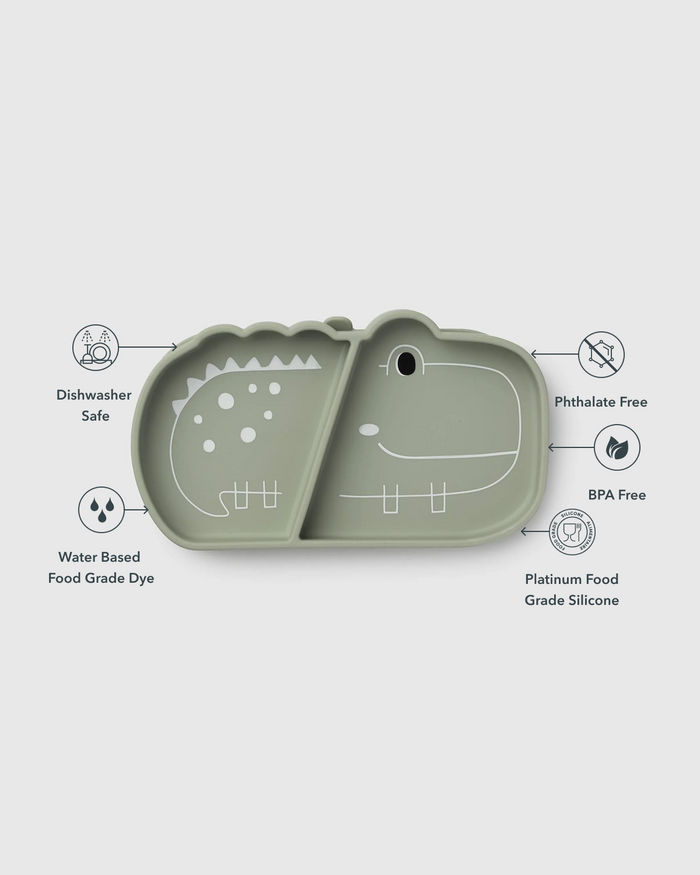 Baby Suction Plate - Aly Alligator