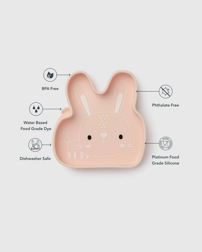 Baby Suction Plate - Bailey Bunny
