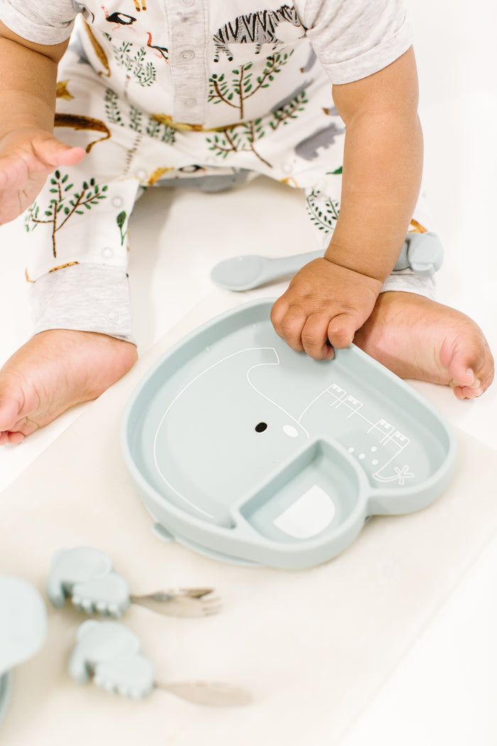 Baby Suction Plate - Eddie Elephant