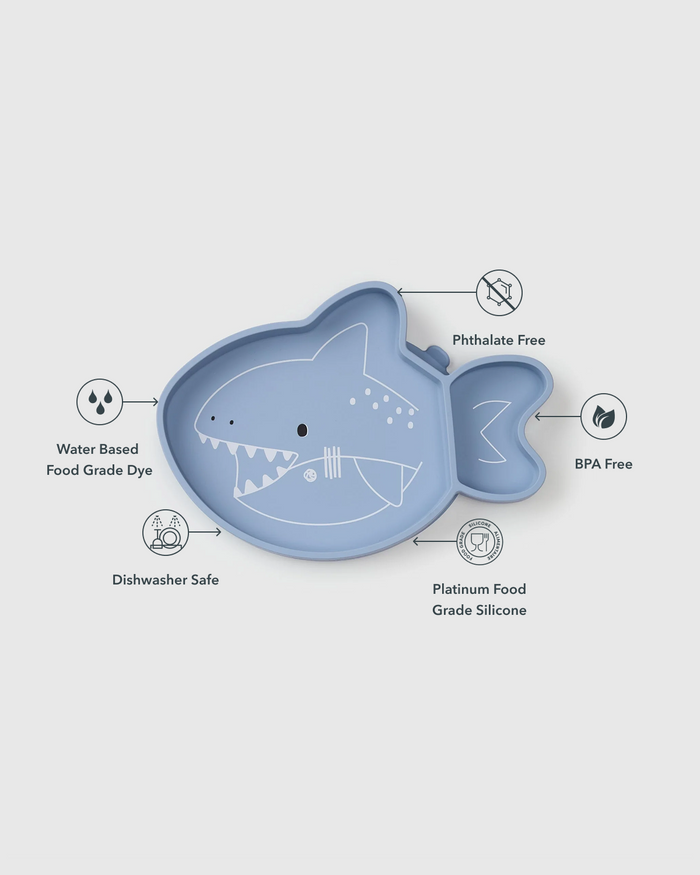 Baby Suction Plate - Sarah Shark