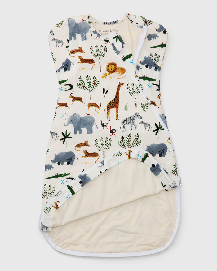 Baby Swaddle Wrap 1.0 TOG in TENCEL™- Safari Jungle