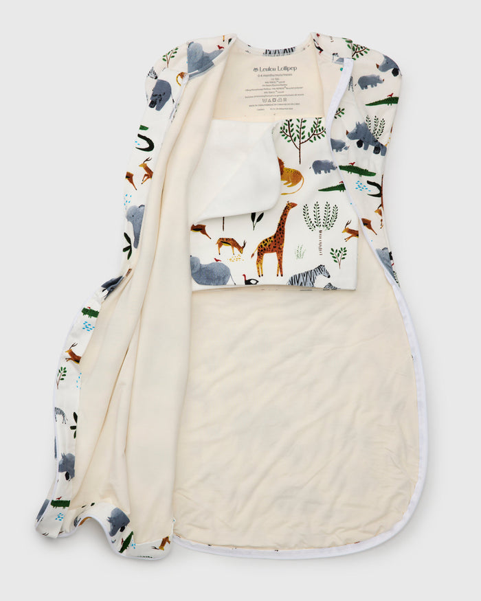 Baby Swaddle Wrap 1.0 TOG in TENCEL™- Safari Jungle