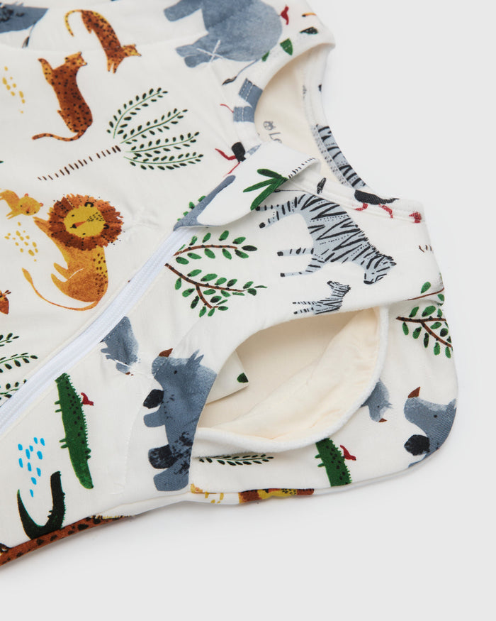 Baby Swaddle Wrap 1.0 TOG in TENCEL™- Safari Jungle