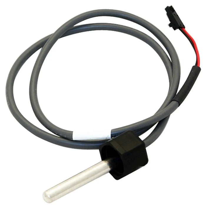 "Balboa M7 Sensor 30382 with 24-inch cable, metal probe, and 2ƒ??pin connector for spa heater systems."