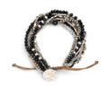 Beaded Prayer Bracelet- Black