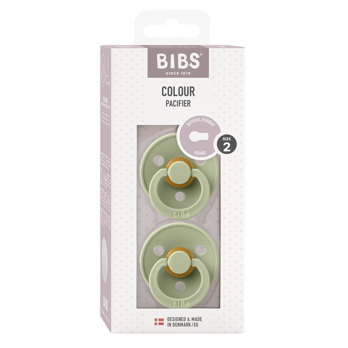 BIBS Pacifier Original 2 Pack - Sage Green