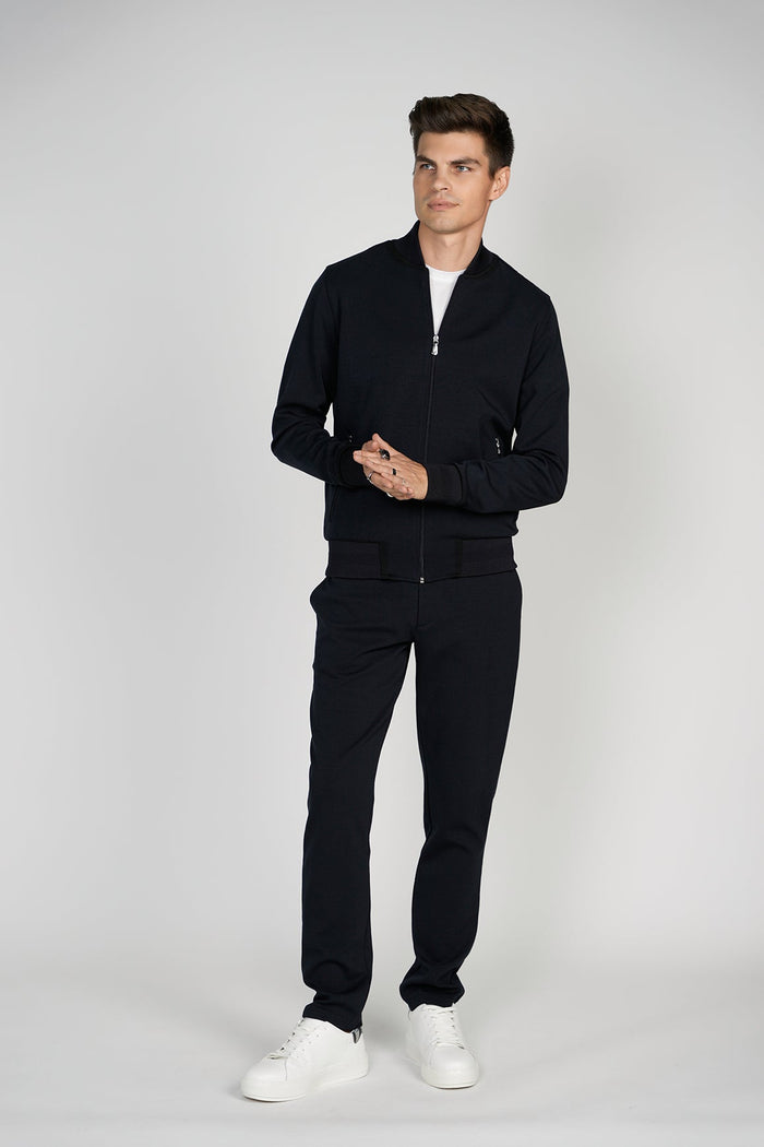Black Bomber Jacket