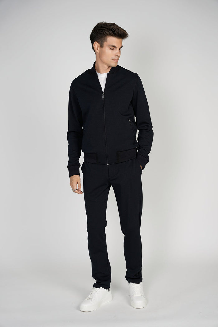 Black Bomber Jacket