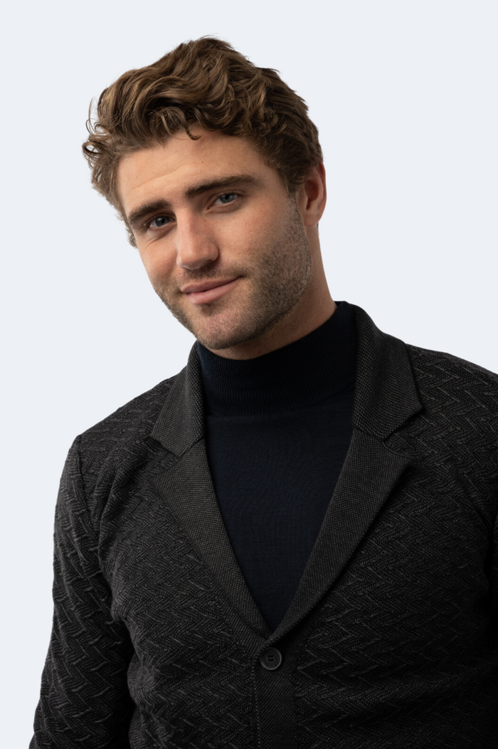 Black Knit Cardigan