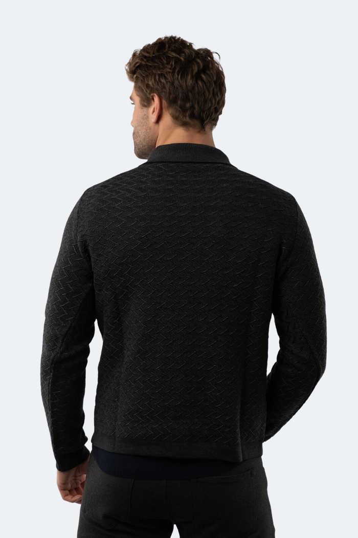 Black Knit Cardigan