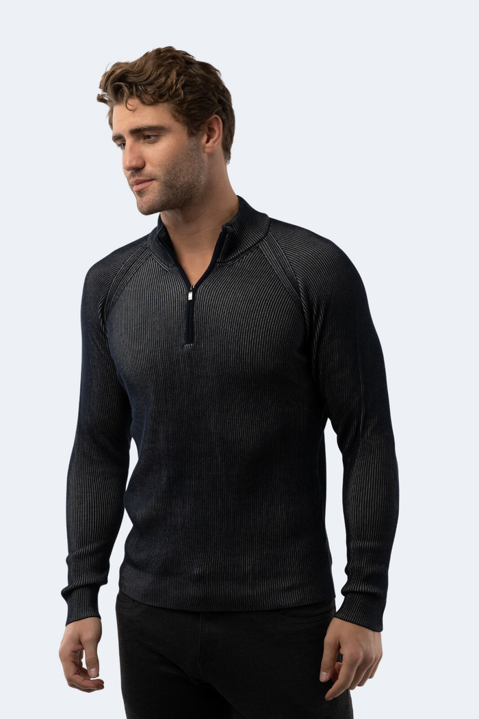 Black Quarter Zip