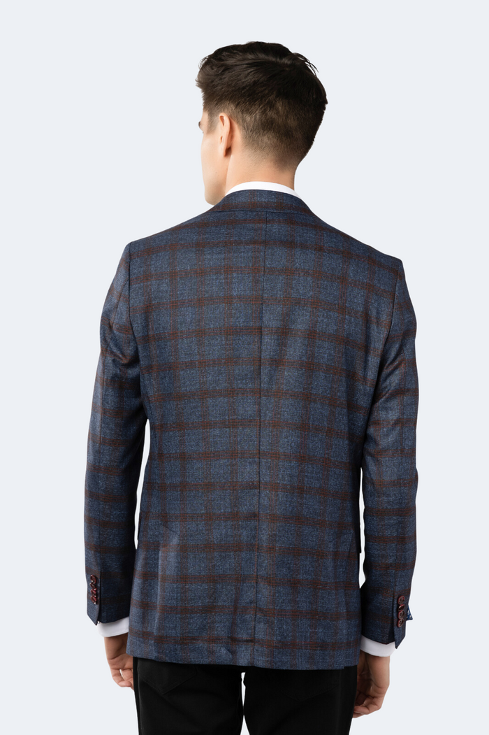 Blue Plaid Sport Coat