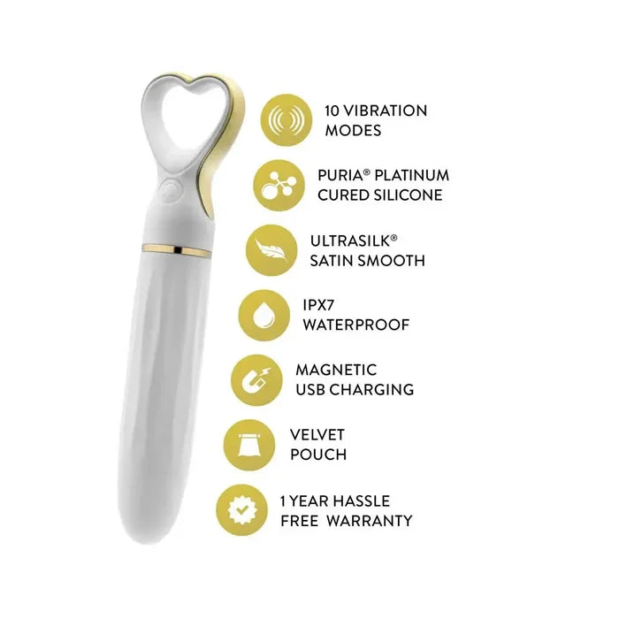 Délice™ Heartthrob Vibrating Massager - Rolik®