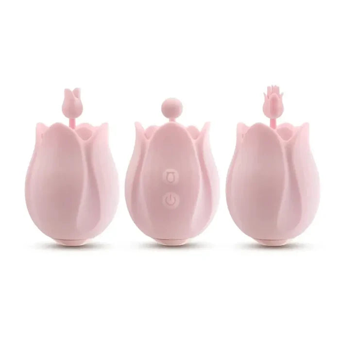Play With Me Romantic Rose Massager - Rolik®