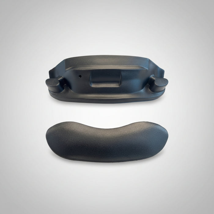 Bullfrog Headrest Black 60-1165 replacement spa pillow with ergonomic curved design for Bullfrog, Cyclone and Signature spa models
