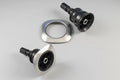 Bullfrog 10ƒ??3350 3-inch adjustable brush stainless steel spa jet ƒ?? OEM replacement jet insert.