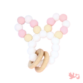 Bunny Ears Baby Rattle – Newborn Sensory Toy - personalized baby sensory rattle by Mommy's Charms