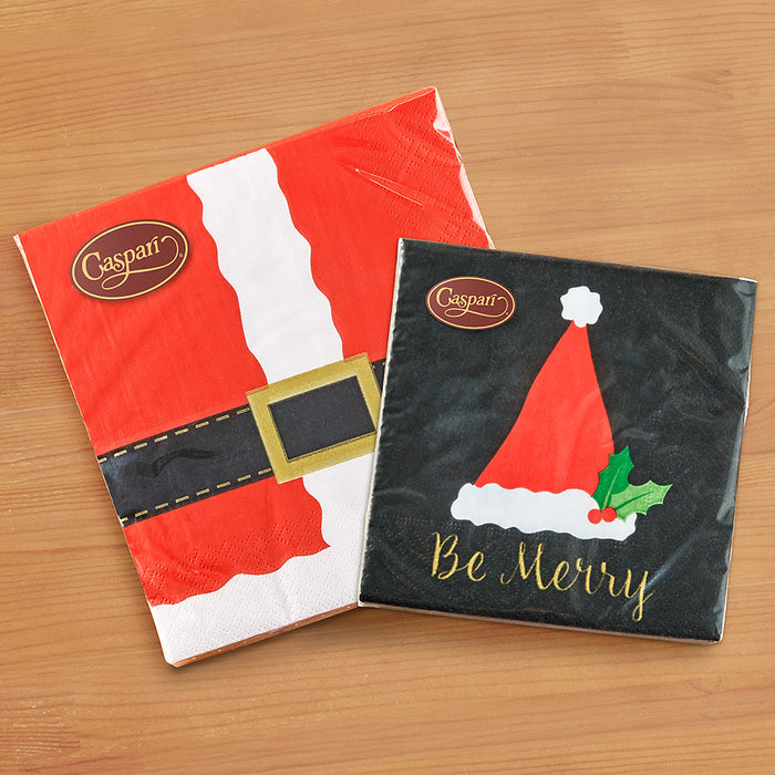 Caspari Paper Luncheon Napkins, Santa Costume