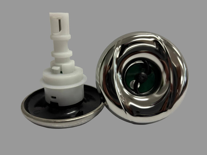 Catalina Spa Spin Jet Face 3" (85.4mm) - Green/ Chrome