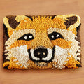 Chandler 4 Corners 8" x 12" Hooked Pillow, Fox
