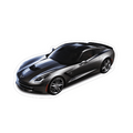 Chevrolet Corvette C7 Sports Car Vinyl Decal / Sticker, Black - ZSPEC Design LLC - Decals - c7, chevrolet, corvette, Decal, lifestyle, sticker - zspecdesign.com