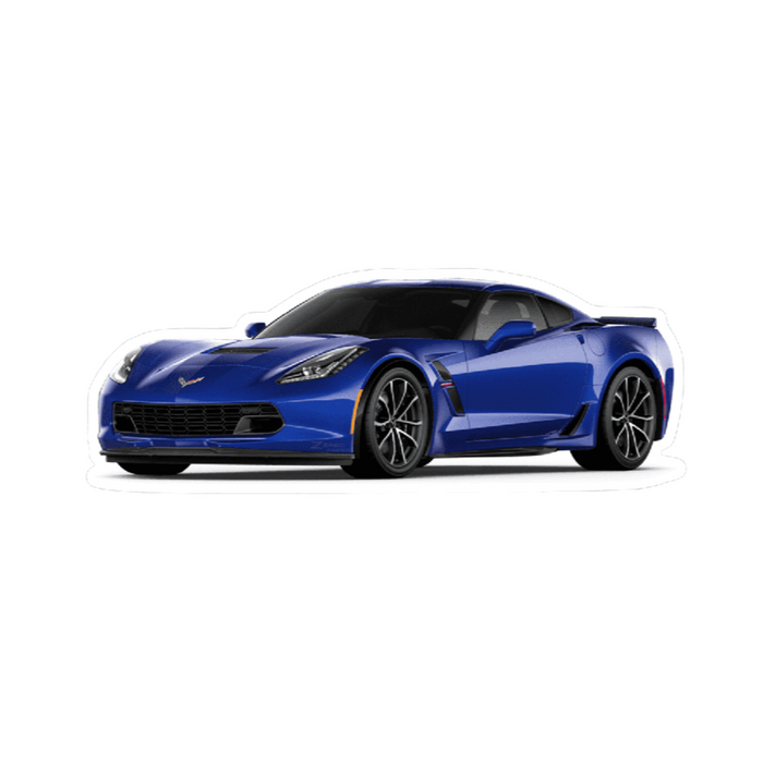 Chevrolet Corvette C7 Sports Car Vinyl Decal / Sticker, Blue - ZSPEC Design LLC - Decals - c7, chevrolet, corvette, Decal, lifestyle, sticker - zspecdesign.com