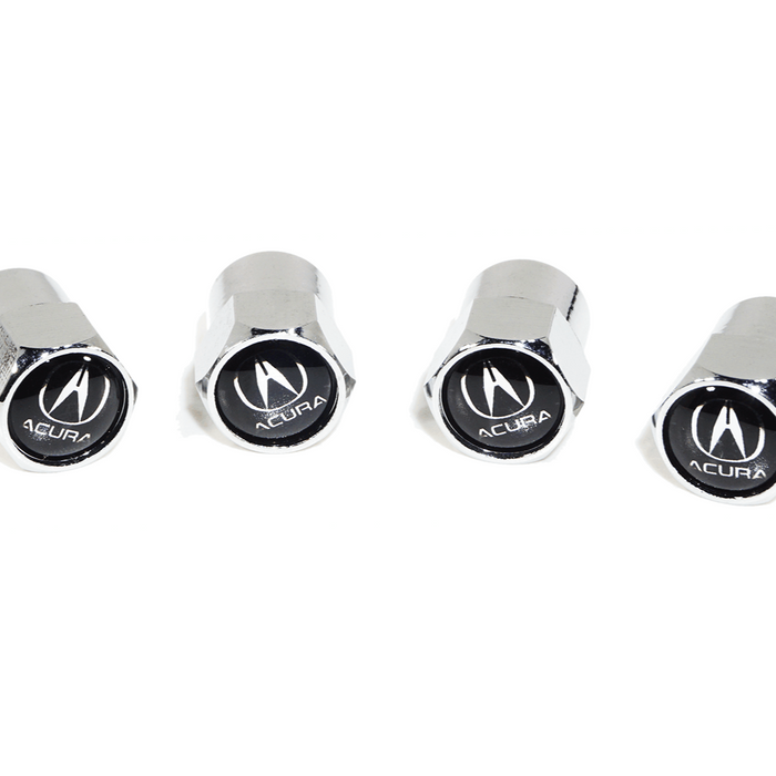 Chrome Valve Stem Tire Caps, Style: Acura - ZSPEC Design LLC - Hardware Fasteners - Acura, cap, tire - zspecdesign.com