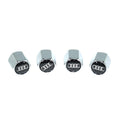Chrome Valve Stem Tire Caps, Style: AUDI - ZSPEC Design LLC - Hardware Fasteners - audi, audi tire, cap, tire - zspecdesign.com