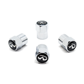Chrome Valve Stem Tire Caps, Style: INFINITI