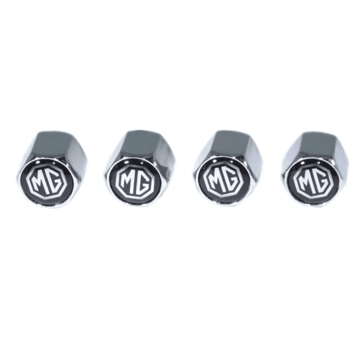 Chrome Valve Stem Tire Caps, Style: MG

Keywords Tires Wheels Rims Modification Dress Up Bolts Hardware Car Show Ready Engine Bay Fenders Headlights Brackets