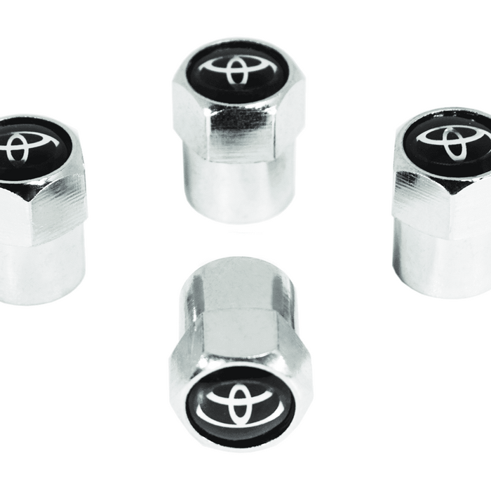 Chrome Valve Stem Tire Caps, Style: TOYOTA - ZSPEC Design LLC - Hardware Fasteners - camry, cap, corolla, corolla gr, RAV4, tire, toyota, toyota tire cap - zspecdesign.com