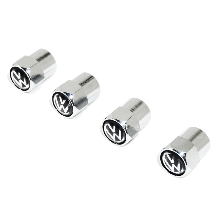 Chrome Valve Stem Tire Caps, Style: VW - ZSPEC Design LLC - Hardware Fasteners - cap, tire, valve stem, Volk, Volks Wagen, volkswagen, VW - zspecdesign.com
