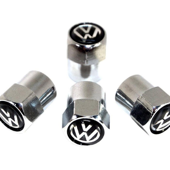 Chrome Valve Stem Tire Caps, Style: VW - ZSPEC Design LLC - Hardware Fasteners - cap, tire, valve stem, Volk, Volks Wagen, volkswagen, VW - zspecdesign.com