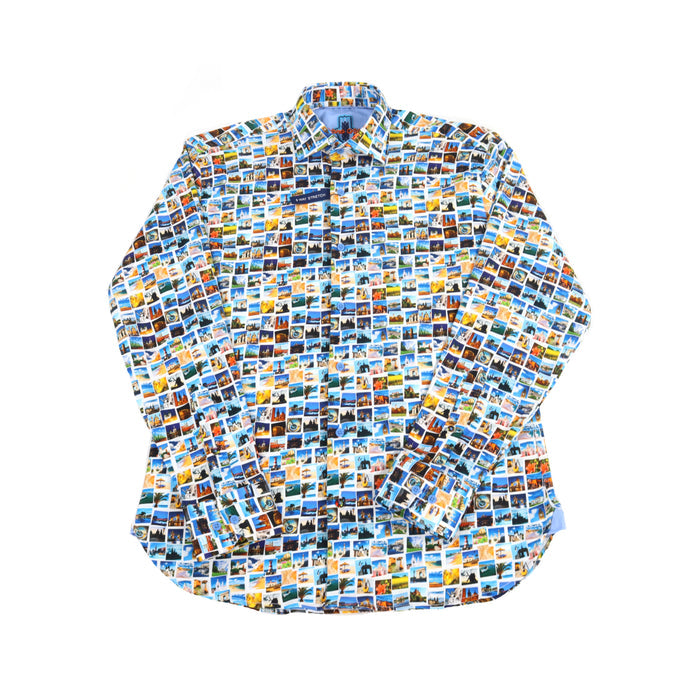 City Print Squares Shirt