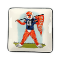 Collegiate Trinket Tray -Auburn Aubie Pennant