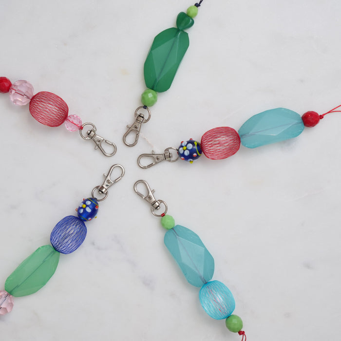 Beaded Bag Charms by Golden Rule Gallery