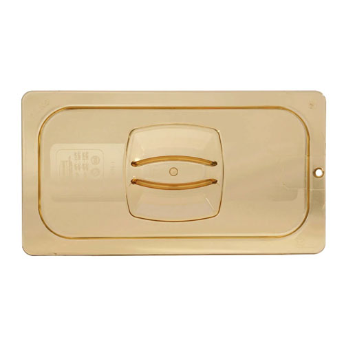Cover, with peg hole, for hot food pan, 1/3 size